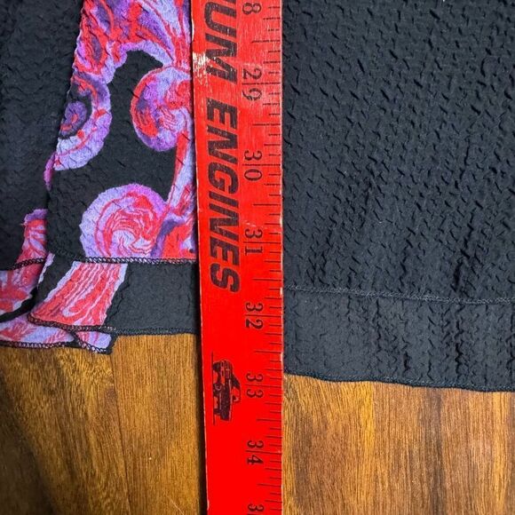 FREE PEOPLE Intimately Symphony Swing Mini Dress Black Women’s Size XS Textured - Picture 11 of 11